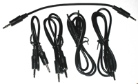 3.5mm Black Patch Cables