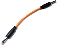 3 Inch Patch Cables: Orange; 8-Pack