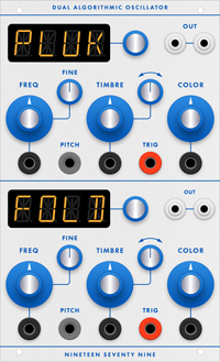 Dual Algorithmic Oscillator