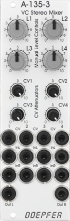 A-135-3 Voltage Controlled Stereo Mixer