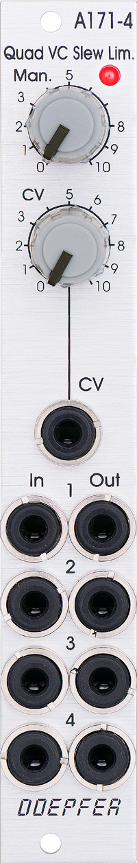 A-171-4 Quad Voltage Controlled Slew Limiter (Polyphonic Portamento)