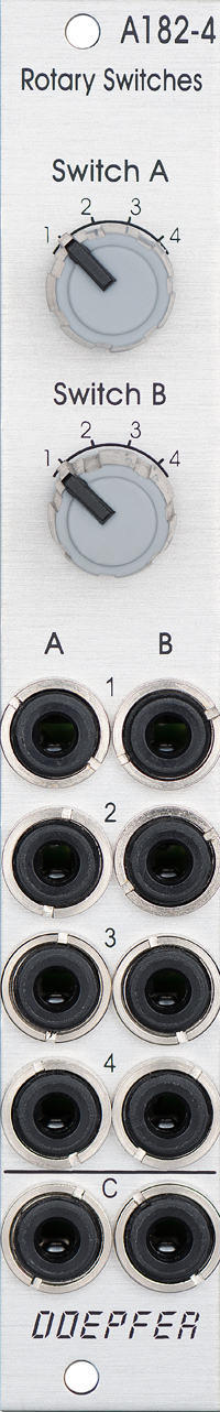 A-182-4 Dual Rotary Switches