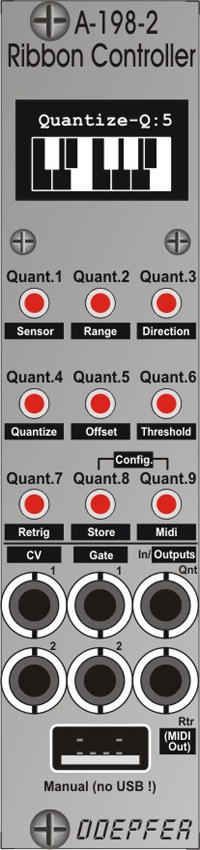 A-198-2 Trautonium Manual / Ribbon Controller II