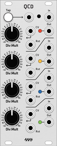 4ms Quad Clock Distributor