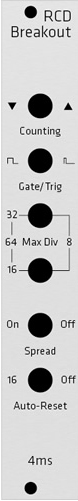 Alternate Panel: 4ms Rotating Clock Divider Breakout