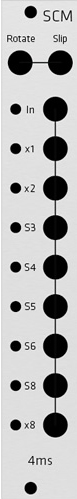 Alternate Panel: 4ms Shuffling Clock Multiplier