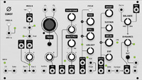 Grayscale Alternate Panel: Make Noise 0-Coast (Silver)