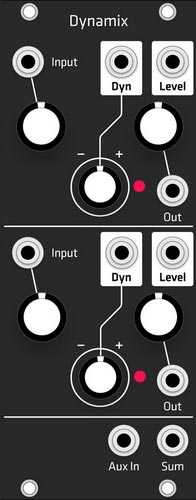 Grayscale Alternate Panel: Make Noise Dynamix (Black)