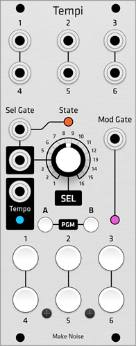 Alternate Panel: Make Noise Tempi