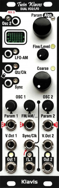 Twin Waves MK II: Dual VCO/LFO/Random