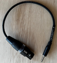 XLR Female To 3.5mm TS