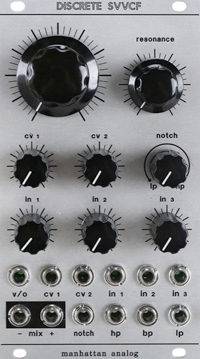 Discrete SVVCF