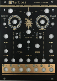 Marbles: Alternate Panel (Black And Gold)