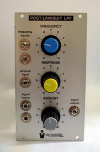 Post-Lawsuit Lowpass Filter